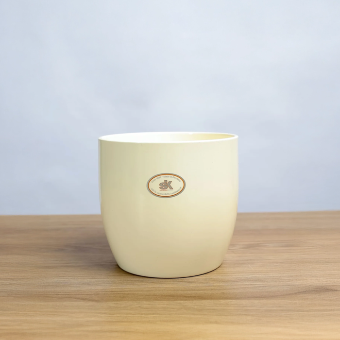 حوض رخام للنباتات متعدد الالوان 14 سم - اصفر