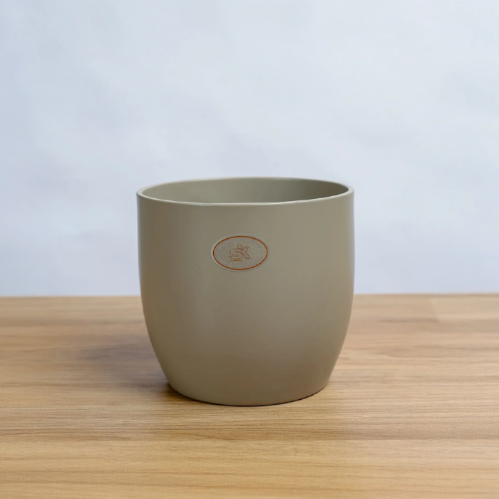 حوض رخام للنباتات متعدد الالوان 14 سم - رصاصي