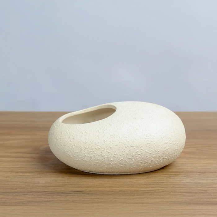 حوض ابيض انيق بفتحه جانبيه